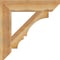 Ekena Millwork Balboa Slat Rough Sawn Bracket, Western Red Cedar, 6"W x 32"D x 32"H BKT06X32X32BOA06RWR - alternate 4